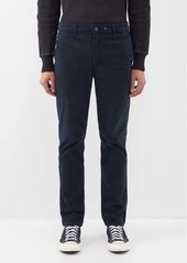 Rag & Bone - Fit 2 Logo-embroidered Cotton-blend Chino Trousers - Mens - Black
