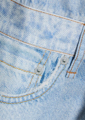 rag & bone - Freesia denim-effect print Tencel™ mini shirt dress - Blue - XS