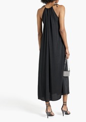 rag & bone - Bailey gathered voile midi dress - Black - XXS