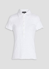 rag & bone - Gemma jacquard-knit polo shirt - Black - XXS