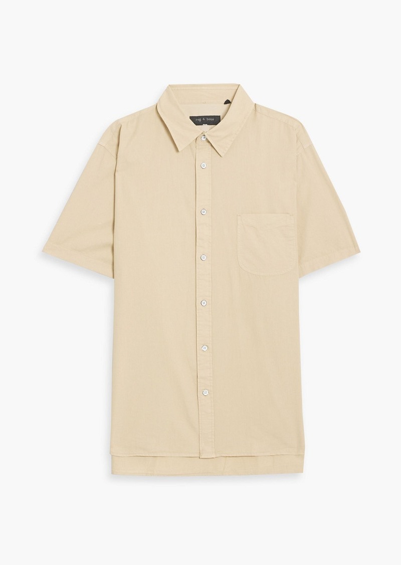 rag & bone - Gus cotton-twill shirt - Neutral - S