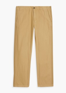 rag & bone - Herringbone cotton and linen-blend chinos - Neutral - 30