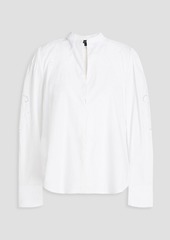 rag & bone - Jade broderie anglaise cotton blouse - Black - XS