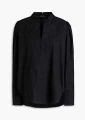 rag & bone - Jade broderie anglaise cotton blouse - Black - XS