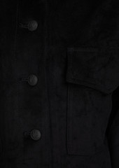 rag & bone - Jaiden faux stretch-suede jacket - Black - M