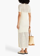 rag & bone - Leah open-knit maxi dress - White - XS