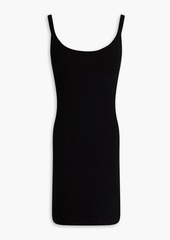 rag & bone - Lena cotton-blend mini dress - Black - M