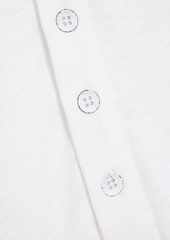 rag & bone - Linen and cotton-blend polo shirt - White - S