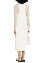 rag & bone - Linen-blend jersey midi dress - White - L