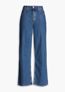 rag & bone - Logan high-rise wide-leg jeans - Blue - 31
