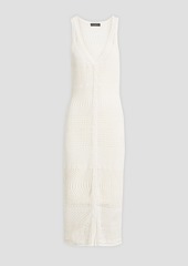 rag & bone - Mae Vee crochet-knit cotton-blend midi dress - White - XS