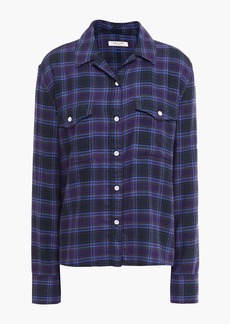 rag & bone - May checked flannel shirt - Blue - XXS