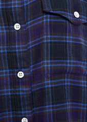 rag & bone - May checked flannel shirt - Blue - XXS