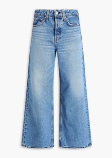 rag & bone - Maya faded high-rise wide-leg jeans - Blue - 23