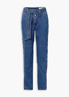 rag & bone - Mia high-rise tapered jeans - Blue - 25