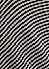 rag & bone - Michal striped slub jersey midi dress - Blue - XXS