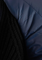 rag & bone - Mikaela shell-paneled quilted merino wool jacket - Blue - L