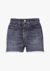 rag & bone - Miramar printed French cotton-terry shorts - Blue - XXS