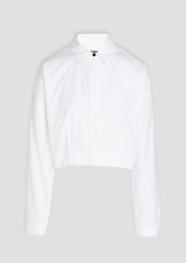 rag & bone - Morgan cropped cotton-poplin shirt - White - XS