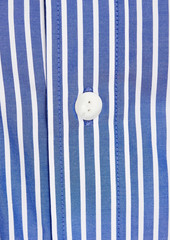 rag & bone - Nadine striped poplin mini shirt dress - Blue - S