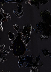 rag & bone - Nicola draped devoré-velvet slip dress - Black - US 00