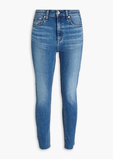 rag & bone - Nina cropped high-rise skinny jeans - Blue - 23