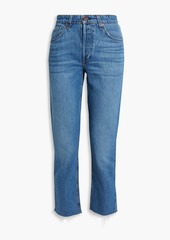 rag & bone - Nina cropped high-rise skinny jeans - Blue - 26