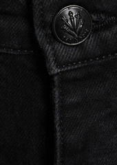 rag & bone - Nina cropped high-rise slim-leg jeans - Black - 25