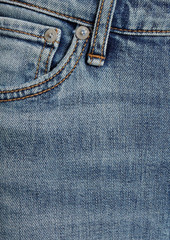 rag & bone - Nina cropped high-rise slim-leg jeans - Blue - 23