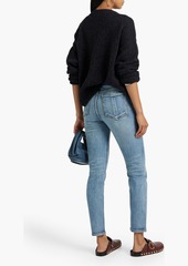 rag & bone - Nina cropped high-rise slim-leg jeans - Blue - 23