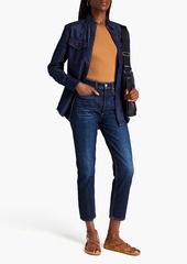 rag & bone - Nina cropped high-rise tapered jeans - Blue - 25