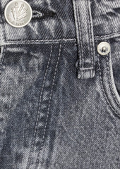 rag & bone - Nina cropped mid-rise straight-leg jeans - Gray - 23