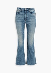 rag & bone - Nina faded high-rise kick-flare jeans - Blue - 23