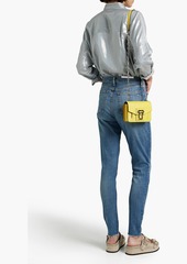 rag & bone - Nina frayed high-rise skinny jeans - Blue - 30