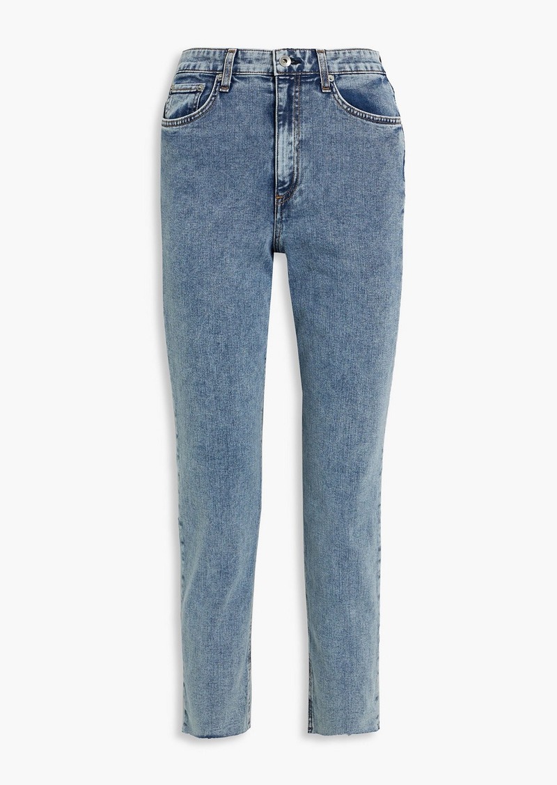 rag & bone - Nina high-rise tapered jeans - Blue - 23