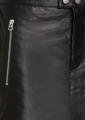rag & bone - Nora leather mini skirt - Black - US 0