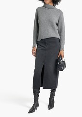 rag & bone - Penelope ribbed wool and cashmere-blend turtleneck sweater - Gray - XXS