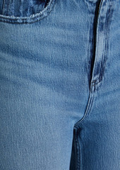 rag & bone - Peyton distressed mid-rise bootcut jeans - Blue - 23