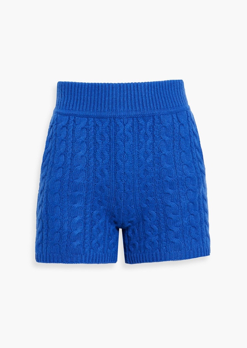 rag & bone - Pierce cable-knit cashmere shorts - Blue - XS