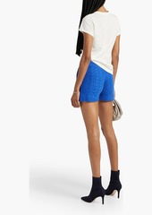 rag & bone - Pierce cable-knit cashmere shorts - Blue - XS