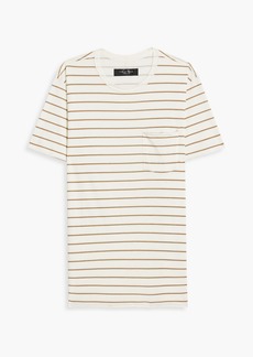 rag & bone - Principal striped cotton-jersey T-shirt - White - XS
