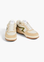 rag & bone - Retro Court leather and suede sneakers - Neutral - EU 36