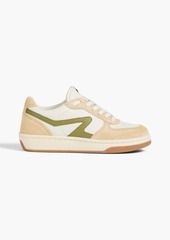 rag & bone - Retro Court leather and suede sneakers - Neutral - EU 36