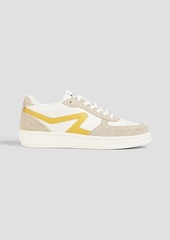 rag & bone - Retro Court leather and suede sneakers - White - EU 36