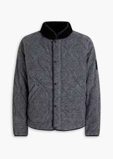 rag & bone - Reversible quilted brushed-felt jacket - Gray - S