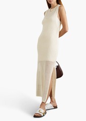 rag & bone - Riley crochet-knit maxi dress - White - L