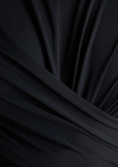rag & bone - Rose wrap-effect stretch-jersey midi dress - Black - XS