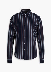 rag & bone - Rove striped cotton-twill shirt - Blue - XL