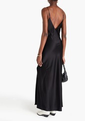 rag & bone - Satin maxi slip dress - Black - US 00