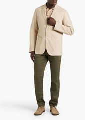 rag & bone - Shift cotton-poplin blazer - Neutral - US 36